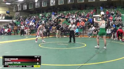 175 lbs Cons. Round 7 - Gunner Taylor, Delta vs Kale Waxler, Wauseon