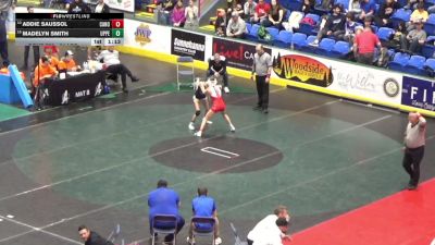 91 lbs Round Of 16 - Addie Saussol, Canon-McMillan vs Madelyn Smith, Upper Perkiomen