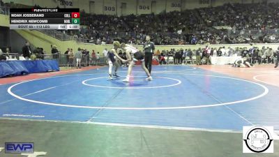 113 lbs Round Of 64 - Noah Josserand, Collinsville Junior High vs Hendrix Newcomb, Noble Takedown Club