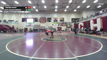 145 lbs Quarterfinal - Sofia Ugalde-Hensley, Southridge vs Brooke Smart, Centennial