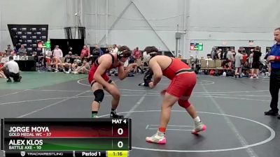 175 lbs Round 7 (8 Team) - Jorge Moya, Gold Medal WC vs Alex Klos, Battle Axe