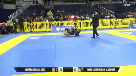 Jonah Lucas Mischa Oldenhave vs Eduardo Cancela Cruz 2025 Pan IBJJF Jiu-Jitsu No-Gi Championship