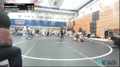 97-102 lbs Rr Rnd 3 - Kinsley Peters, Standfast vs Callie Gannaway, Piedmont Youth