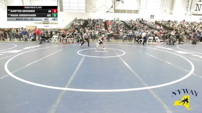 50 lbs Cons. Round 2 - Wade Greentaner, Gowanda Wrestling Club vs Sawyer Besemer, Anarchy Wrestling