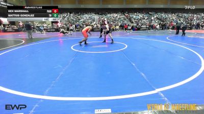 152 lbs Consi Of 16 #2 - Rex Marshall, Pahranagat Valley Youth Wrestling vs Mattius Gonzalez, Turlock Wrestling