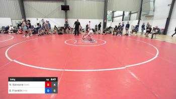 54 kg Rr Rnd 3 - Nick Salmone, Shenandoah Valley Wrestling Club vs Brody Franklin, Vougar's Honors Wrestling Black