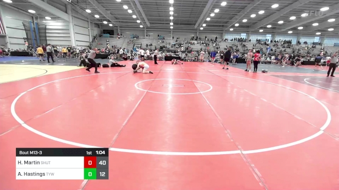 182 lbs Rr Rnd 3 - Holden Martin, Team Shutt Wrestling Prep vs Adin ...