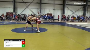 141 lbs Consi Of 16 #2 - Eric Zane, Rhode Island College vs Kevin Moore, Southern Maine