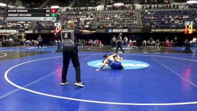 133 lbs Prelim - Vincent Ziccardi, Wash. & Lee vs Jacob Venezia, NYU
