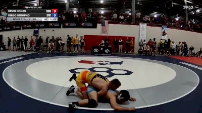 61 kg Cons. Round 2 - Kevin Honas, Tiger Den Wrestling Club vs Diego Stropko, Spire RTC
