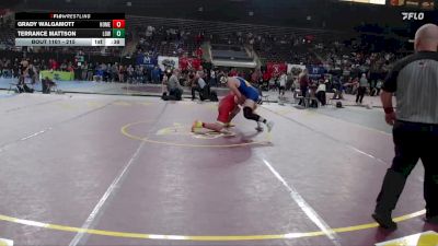 215 lbs Cons. Round 3 - Grady Walgamott, Homedale vs Terrance Mattson, Lowry