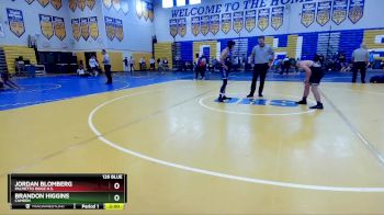 126 Blue Quarterfinal - Brandon Higgins, Camden vs Jordan Blomberg, Palmetto Ridge H.S.