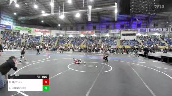 37 lbs 5th Place - Briggston Huff, La Veta vs Lucas Decker, Moffat County Youth Wrestling