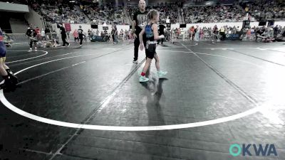 47 lbs Quarterfinal - Remi Nuttle, Woodland Wrestling Club vs Bradley Francis, Team Tulsa Wrestling Club