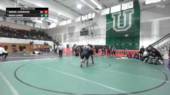 285 lbs 7th Place Match - Ismael Avendano, Adelanto vs Noah Lopez, South Hills