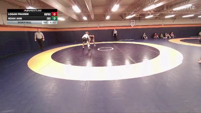 106 lbs Semifinal - Logan Frazier, Riverton Wolf Pack Wrestling Club vs Noah Ahn, Champions Wrestling Club