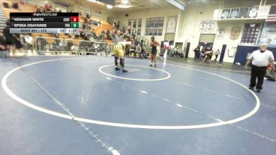 175 lbs 1st Place Match - Efosa Osayande, Peninsula vs Keshaun White, Centennial