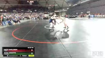 1B/2B 182 Cons. Semi - Evan Vanatta, Tonasket vs Nate Dahlgren, Forks