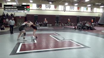155 lbs 3rd Place Match - Peyten Van Dyke, Iowa City Liberty vs Marlee Peyton, Prairie, Cedar Rapids