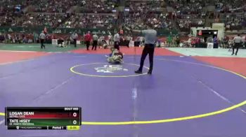 D2-106 lbs Cons. Round 3 - Tate Hisey, St. Marys Memorial vs Logan Dean, Bethel-Tate