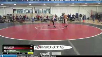 174 lbs Champ. Round 2 - John DeVito, Wilkes University vs Kyle Strazdus, York College (Pennsylvania)