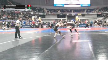 7A 138 lbs 5th Place Match - Noah Dixon, Grissom Hs vs Lewis Carter, Huntsville