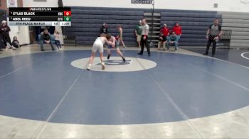 90 lbs 5th Place Match - Abel Reed, Southern Idaho Training Center vs Cylas Black, Homedale Wrestling Club