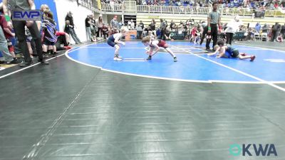 52 lbs Quarterfinal - Chance Chill, Perry Wrestling Academy vs Kamden McCown, Enid Youth Wrestling Club