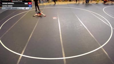 Champ. Round 1 - Vivian Wenzel, Warriors Warehouse vs Alivia Emms