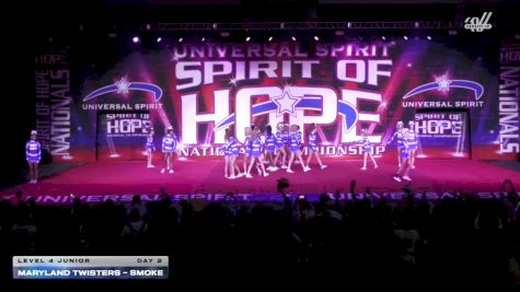 Maryland Twisters - Smoke [2026 L4 Junior Day 2] 2026 Spirit of Hope Grand Nationals