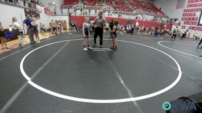 67 lbs Consi Of 4 - Demetric Trammell, Comanche Takedown Club vs Cyrus Baker, Harrah Little League Wrestling