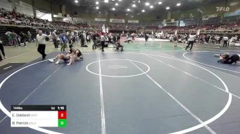 144 lbs Rr Rnd 1 - Eli Oakland, North Montana WC vs Brody Patrick, Goldman War