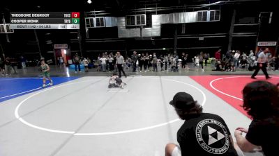 54 lbs Consi Of 4 - Theodore DeGroot, Tucson Pride WC vs Cooper Monk, Trybe