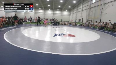115 lbs Isabella Crompton, Michigan Blue vs Sydney Stifter, Missouri Blue