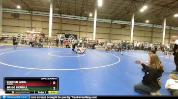 85 lbs Cons. Round 6 - Brigg Morrill, Meridian Middle School vs Cooper Wing, Suples