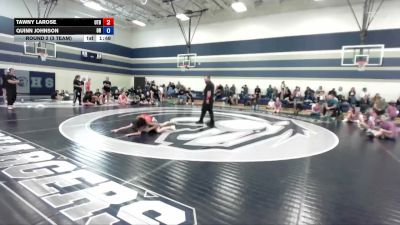 95 lbs Round 2 (3 Team) - Tawny LaRose, Utah Black vs Quinn Johnson, Oregon