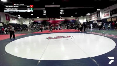 157 lbs Cons. Round 1 - Alek Sanchez, Northview vs Andrew Dalida, Rowland