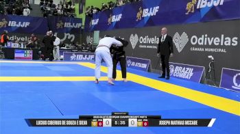 Joseph Mathias McCabe vs Lucius Ciberius De Souza E Silva 2026 European Jiu-Jitsu IBJJF Championship