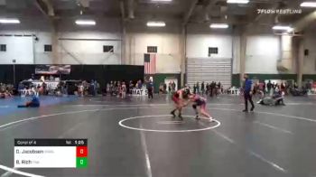 112 lbs Consolation - Owen Jacobsen, GI Grapplers vs Brodie Rich, Fremont Wrestling Academy