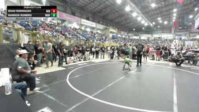 50 lbs Round Of 16 - Noah Rodriguez, Ridge WC vs Dawson Romero, Monte Vista Takedown Club