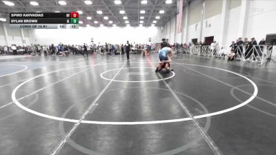 170 lbs Consi Of 16 #1 - Spiro Kavvadias, NY vs Dylan Brown, AL
