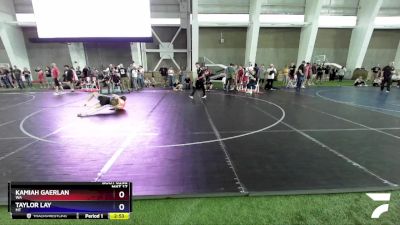 120 lbs Cons. Round 5 - Kamiah Gaerlan, WA vs Taylor Lay, MT