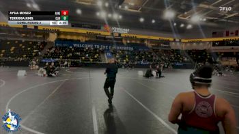 235 lbs Cons. Round 2 - Terrissa King, Clinton vs Aysia Moser, Ankeny