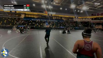 235 lbs Cons. Round 2 - Terrissa King, Clinton vs Aysia Moser, Ankeny