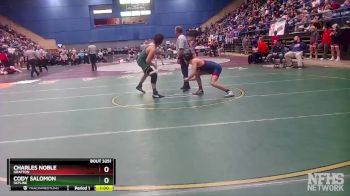 3 - 144 lbs Cons. Round 2 - Charles Noble, Grafton vs Cody Salomon, Skyline