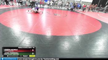 92 lbs Champ. Round 1 - Joseph Aichele, Lake Stevens WC vs James Marshall, Lewis Academy Wrestling