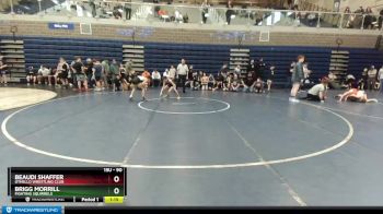 90 lbs 1st Place Match - Beaudi Shaffer, Othello Wrestling Club vs Brigg Morrill, Fighting Squirrels