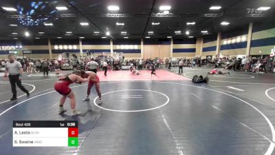 190 lbs Consi Of 16 #2 - Andre? Leota, Olympus Wrestling vs Skyler Swaine, Vandals Regime