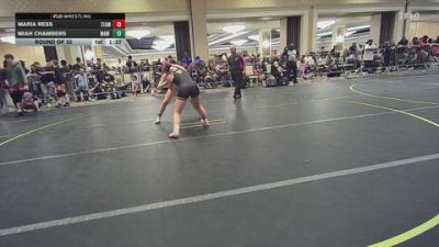 123 lbs Round Of 32 - Maria Ress, Team Thunder vs Miah Chambers, MAW Wrestling Academy