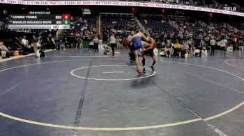 2A 126 lbs Cons. Round 3 - Braulio Nolasco Rayo, Louisburg Magnet High School vs Corbin Young, Madison High School